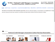Tablet Screenshot of nationalcreditmanagersassociation.com